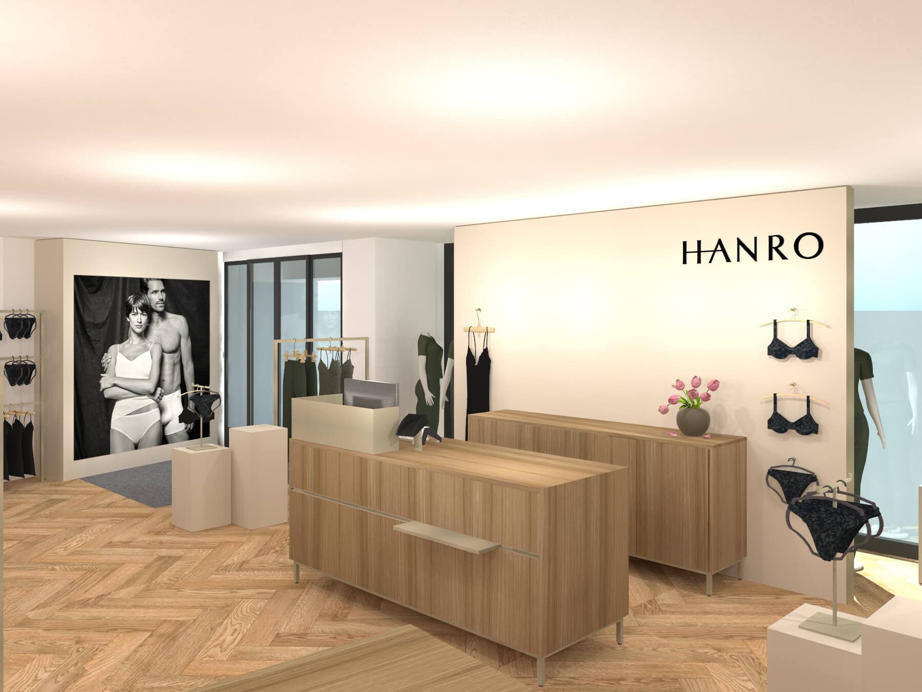 Hanro Zürich Rendering